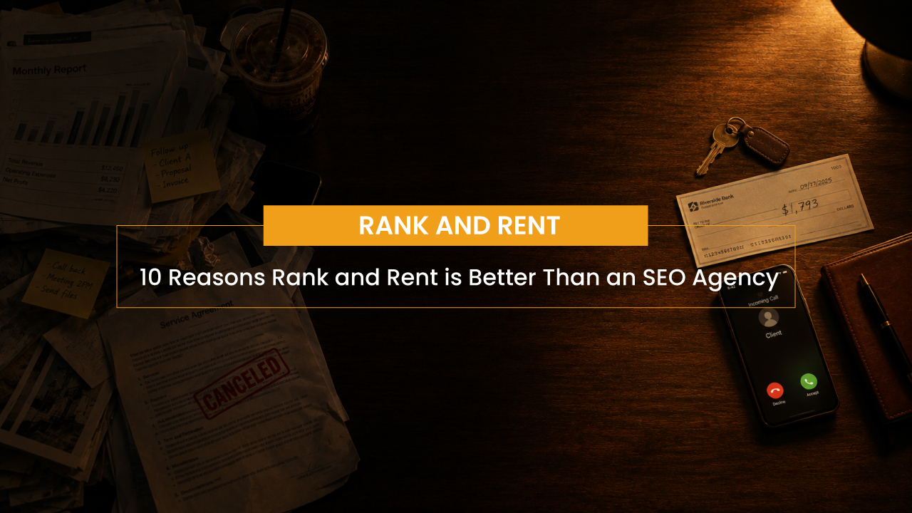 10 Reasons Rank and Rent is Better Than an SEO Agency
